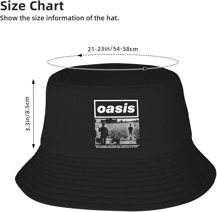 Amazon.co.jp: バケットハット オアシス Oasis バンド 帽子 漁夫
